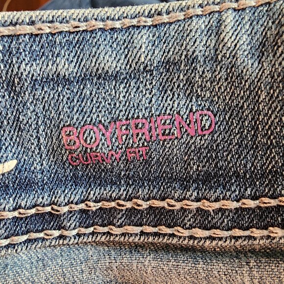 INC Medium Wash Boyfriend Curvy Fit Jeans Size 4 - Picture 15 of 16